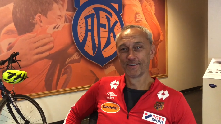 Lars før Sandefjord-kampen